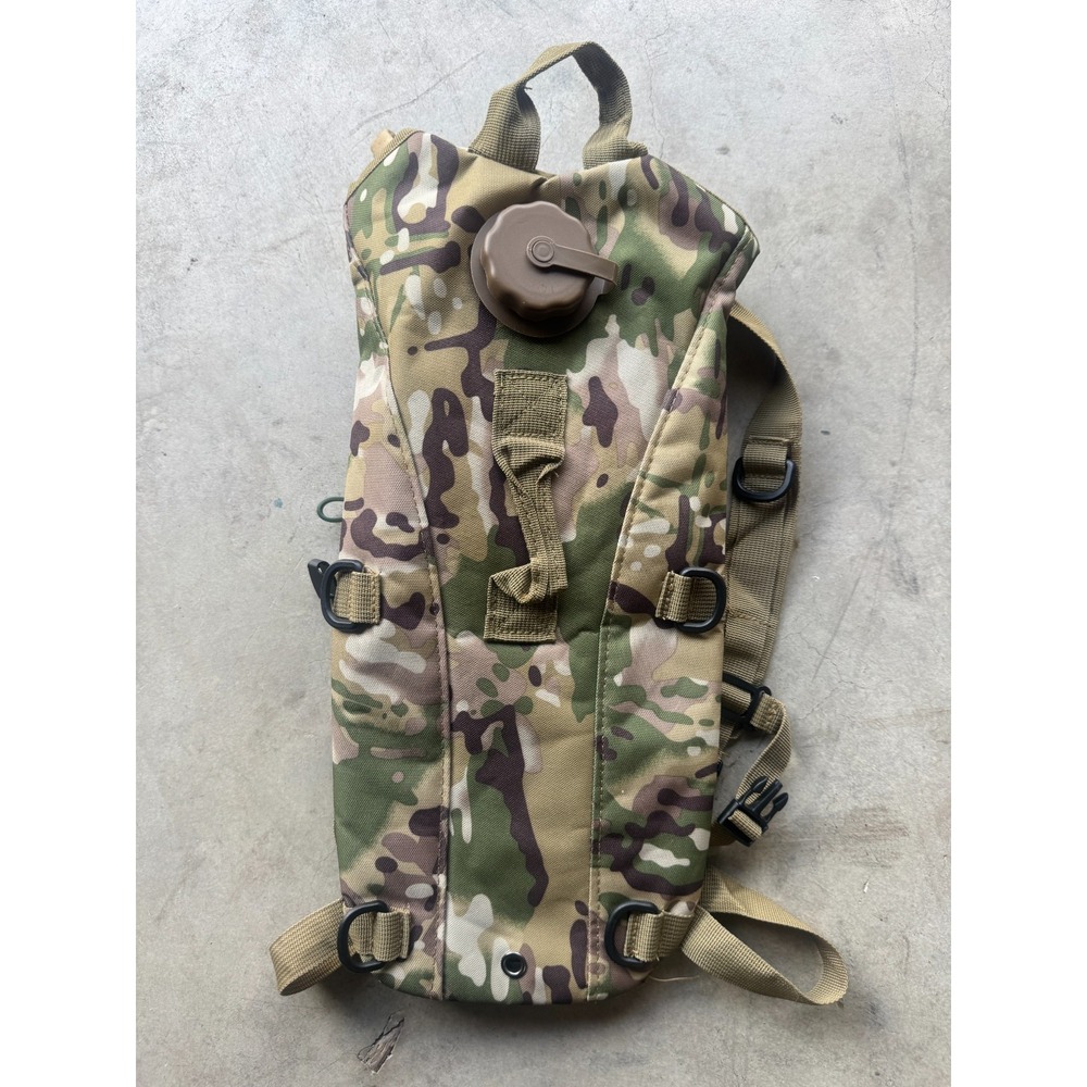 KMS Hydration Carrier Water Backpack Camo Adjustable Strap Tactical Hiking